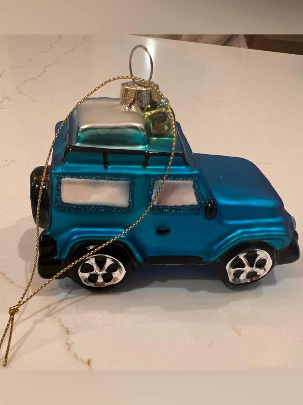 Jeep Christmas Ornament | OS | Blue